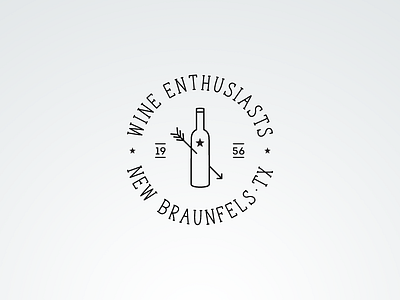 Wine Enthusiasts Vintage Fantasy Logo fantasy logo texas vintage wine