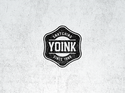 Yoink Vintage Badge badge logo snatch snatching vintage yoink