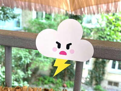 Salty Cloud Magnet cloud illustration kawaii magnet salty