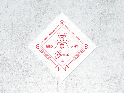 Red Ant Brew Fantasy Logo