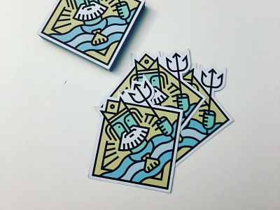 Poseidon Fridge Magnets