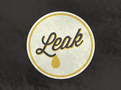 Leak leak logo vintage