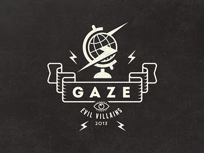 Gaze v2 badge domination gaze logo vintage world