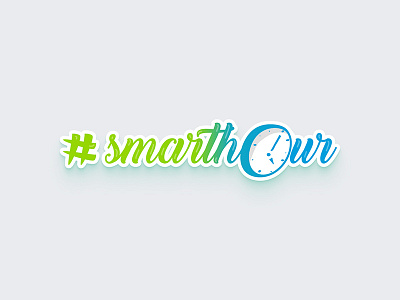 Smart Hour design graphics logo typography