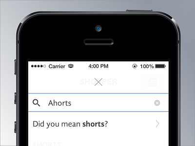 iOS Autocorrect autocorrect ecommerce ios iphone search