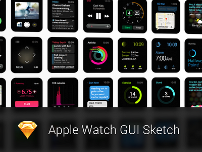 Apple Watch GUI Sketch apple watch watch
