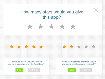 App Rating Card app card ios iphone rating