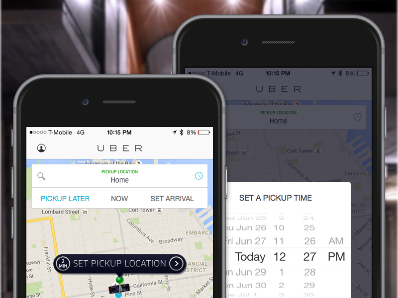 Uber Pickup Later uber iphone app ios