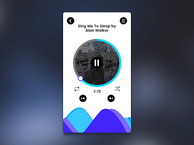 Music Player app daily ios music ui