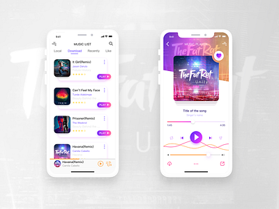 Conceptual music ui 设计