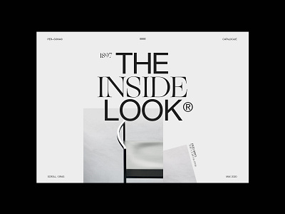 PER-SONA — Website No. 1 black white chair design furniture grid layout minimal typography ui uiux ux visual design web website whitespace