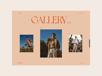 FWWA - Gallery No. 1 clean concept editorial fashion gallery interaction interactive layout slider transition ui uiux ux wave web web design webgl