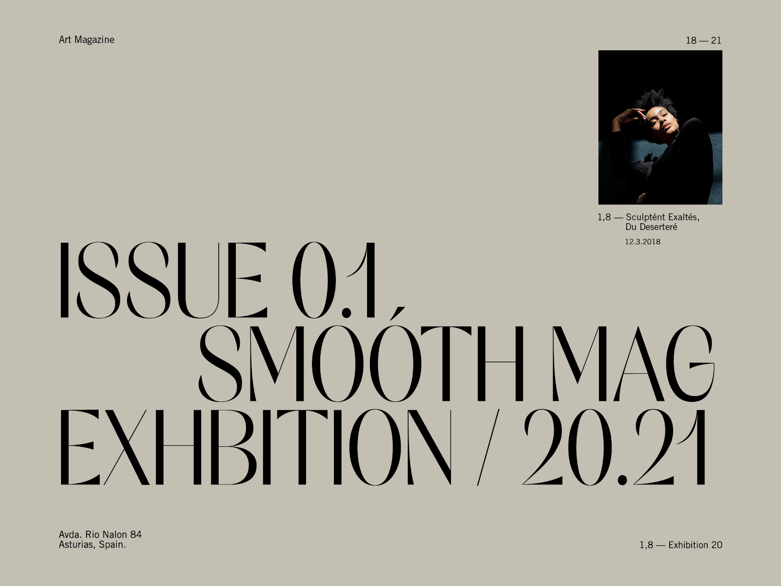 Smoóth Magazine 04 clean design fashion landing layout minimal photography typography ui ux web web design webdesign website