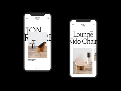 SPACE C69 — Studio clean design furniture interior layout mobile responsive typography ui ux web web design website whitespace