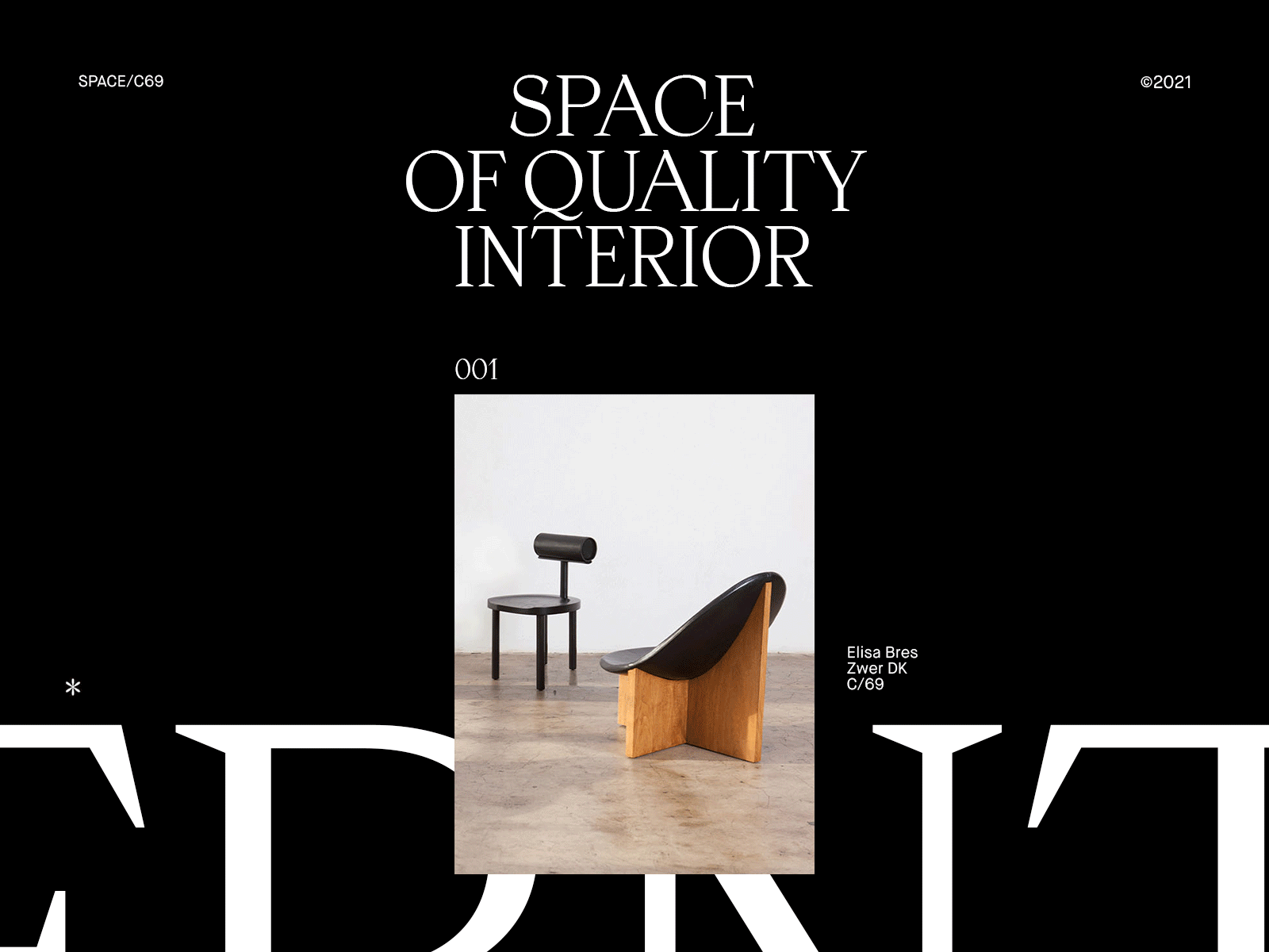 SPACE C69 — Studio 04 branding clean design furniture grid identity interior layout print typography ui web webdesign website whitespace