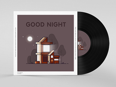 Illustration of Night app design icon illustration logo typography ui ux