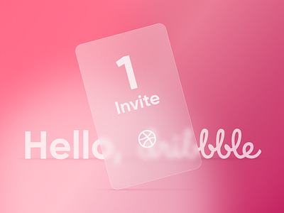 Dribbble invite