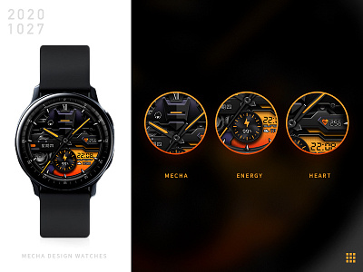 Mechanical design branding design ui watch design