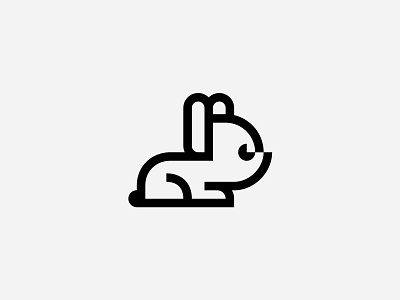 Rabbit Mark graphic design grid illustrator logo logo design marks rabbit rabbit mark