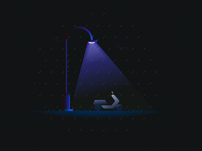 rainy night