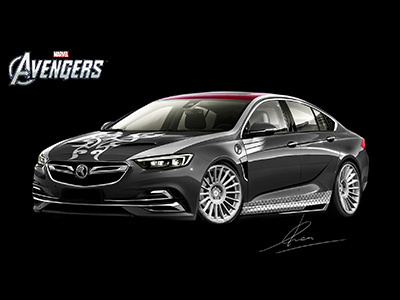 Bodykits Design2 avengers car design on turnning ，bodykits ，stickers