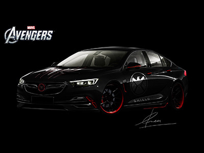 Bodykits Design4 avengers car design on turnning ，bodykits ，stickers