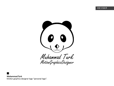 Muhammad Turk balck branding designer deviser graphics illustration keyframe logo motion motion graphic typography