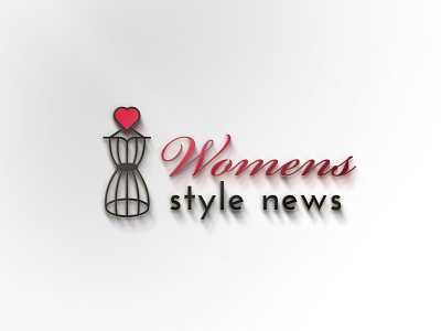 Women's Style News Logo best designer branding branding agency central color logo love icon modern typography