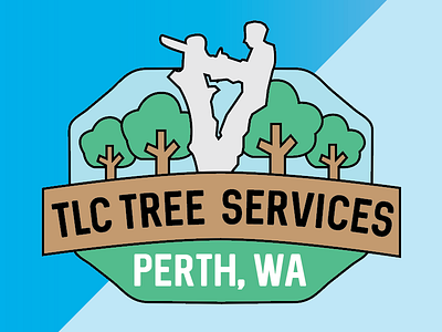 TLC Tree Service Logo australia graphicdesign logo. redesign perth tree treeservice