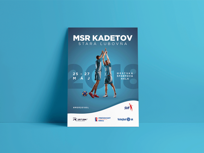 Slovak championship cadets 2018 | campaign a4 blue campaing facebook print violet