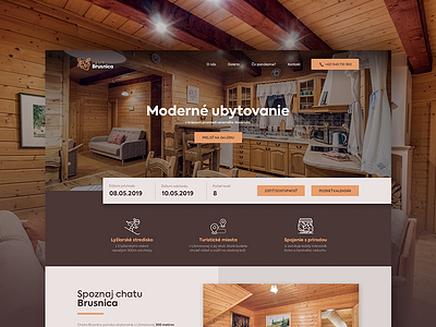 Chateau Cranberry | Chata Brusnica | Litmanova Slovakia chateau cottage design landing page ui web webdesign