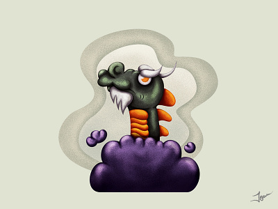 Dragon dragon illustartion smoke