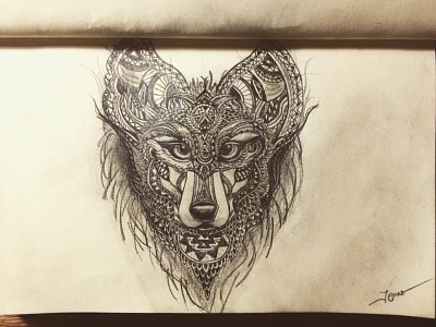 Wolf draw drawing drawingart drawings sketch wolf