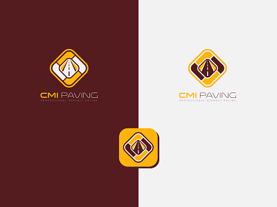 Paving Logo branding design icon logo paving street