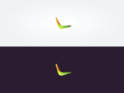 Boomerang boomerang design icon logo vector