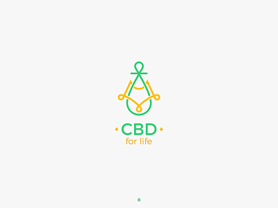 CBD oil logo branding cbd cbd logo cbd oil design logo oil vector