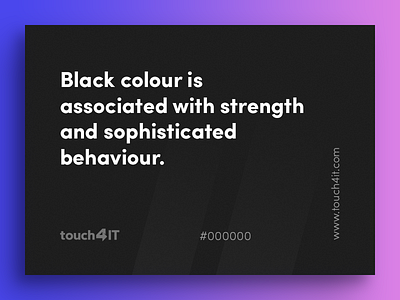 Colour Psychology - Black