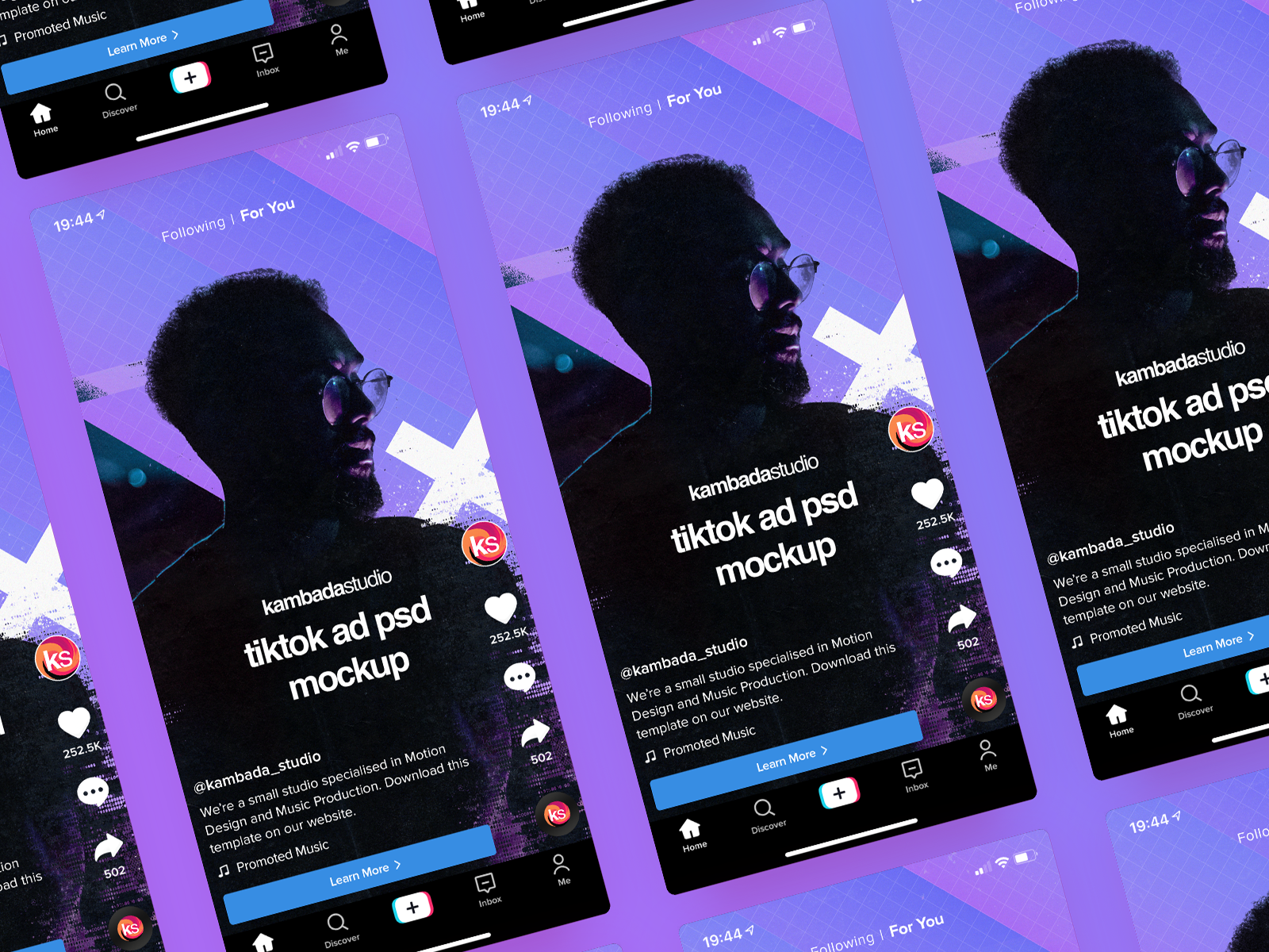 Download TikTok Ad Mockup (Free PSD file) by Gil Peres on Dribbble