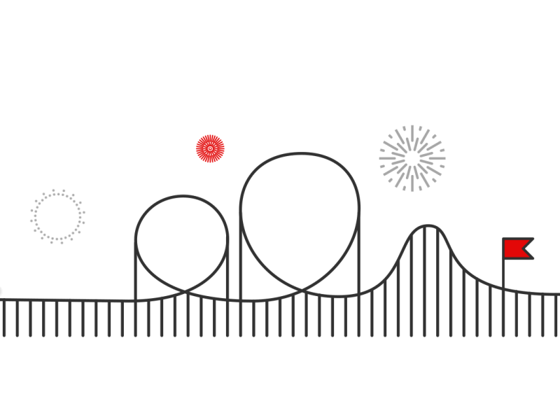 Roller Coaster Animated Clipart
