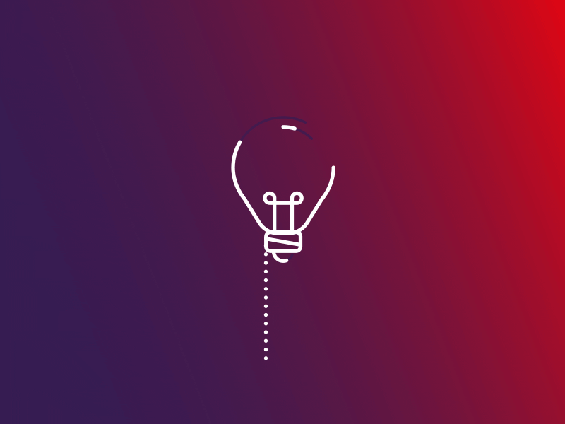 Light Bulb - Line Animation after effects animation gif illustrator light bulb line animation loop stroke