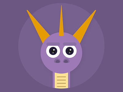 Spyro character illustration illustrator spyro vector