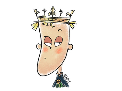 King Stjepan Ostojić characterdesign illustration