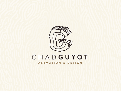 Personal Brand animation brand chad design guyot line art logo personal brand rings tree wood