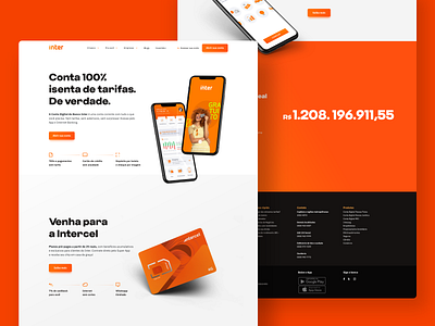 Banco Inter Landing page