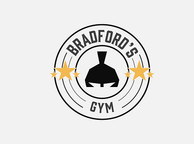 Bradford's Gym branding design gym logo logo typography