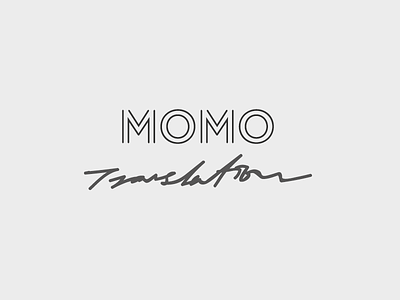 MOMO Logo Design branding logo typography