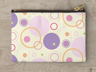 Pouch With Modern Abstract Pattern