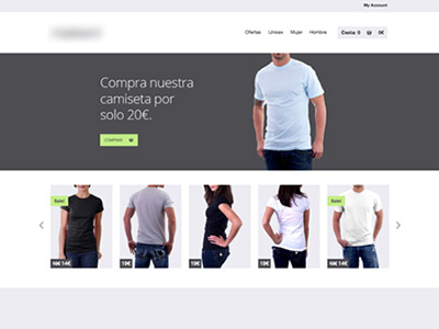 Old ecommerce template (year 2012) web web design website