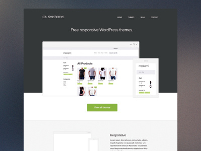 Sivethemes Homepage - WIP homepage responsive responsive design rwd web web design website