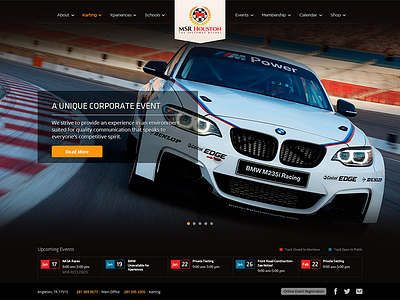 Msr Houston cars racing website